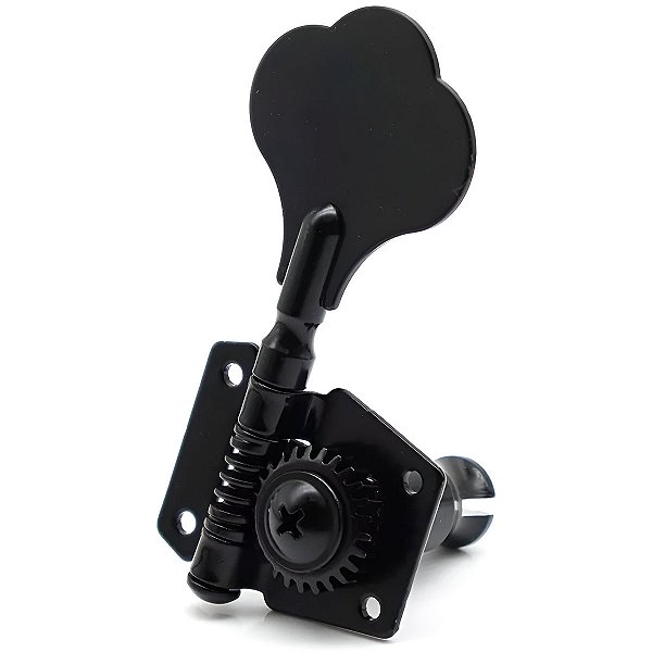 Tarraxa Avulsa Jazz Bass Preta Para Contra Baixo Lado Direito