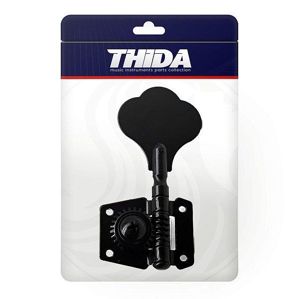 Tarraxa Avulsa Jazz Bass Preta Para Contra Baixo Lado Esquerdo