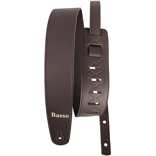Correia Alça Basso Marrom Para Instrumentos Musicais Vintage VT-L-02