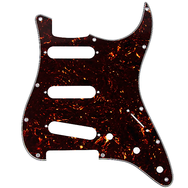 Escudo Tortoise Guitarra Strato 11 Furos 4 Camadas (Celuloide)