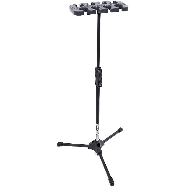 Suporte Descanso Expositor De Palco Ibox Para 8 Microfones