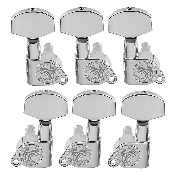 Tarraxas Blindadas Cromada Thida Para Guitarra Les Paul Violão Aço 3x3
