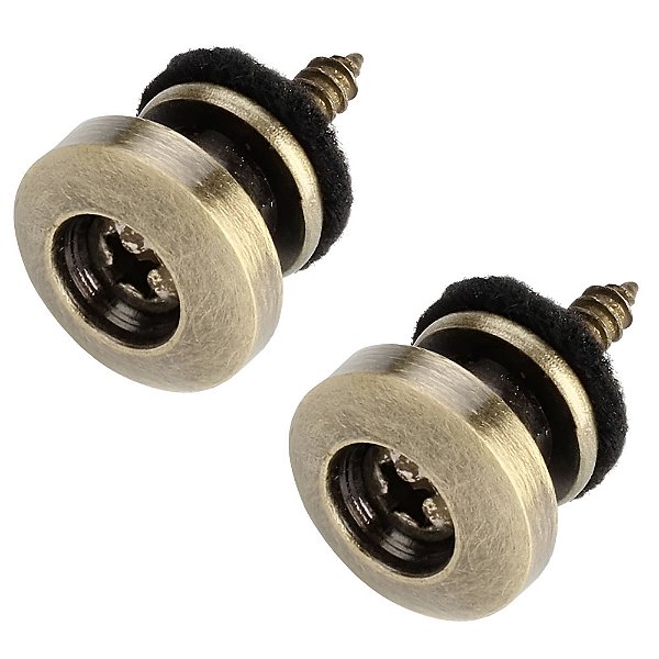 Par De Roldana Feltro Ouro Velho Para Violão Aço Nylon Guitarra