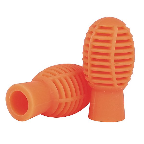 Par de Pontas Em Silicone Para Baqueta Som Abafado Estudo 33mm