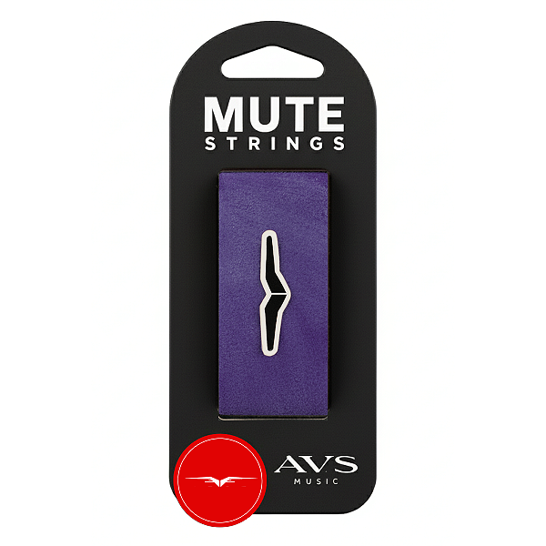 Fretwrap String Muter AVS - Abafador de Cordas Violeta Profissional Para Guitarra Baixo Violão
