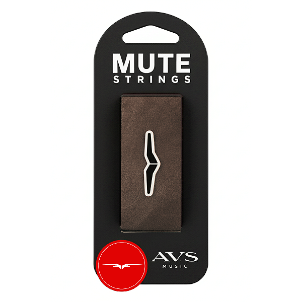 Fretwrap String Muter AVS - Abafador de Cordas Café Profissional Para Guitarra Baixo Violão