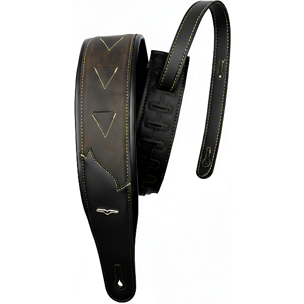 Correia Alça AVS Com Porta Palheta 8cm Para Violão Guitarra Viola