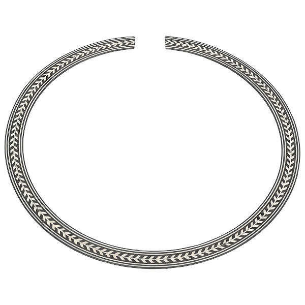 Roseta Mosaico De Madeira Estampa Violão Nylon e Viola 110mm (B36)