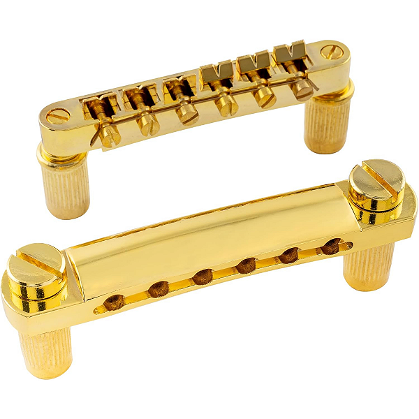 Kit Ponte Cavalete Stopbar Tune-o-Matic Guitarra Les Paul Sg Dourada