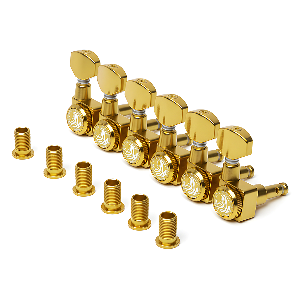 Tarraxas Com Trava Compativel American Deluxe e Standard Dourada