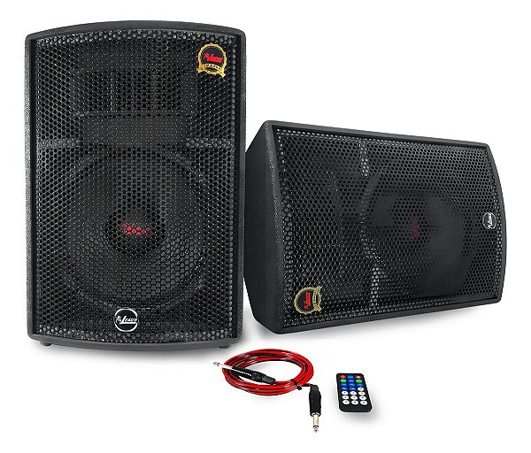 Caixa De Som Ativa/Passiva Retorno Leacs FIT-340 500w 12 Polegadas
