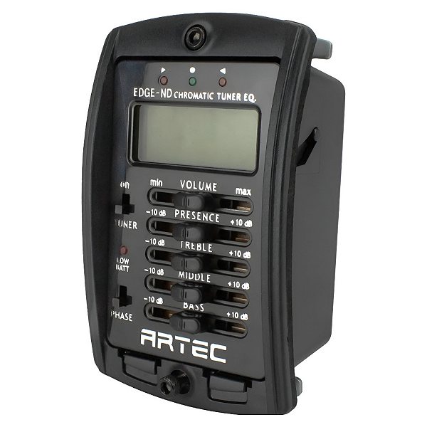 Pré Amplificador Captador 4 Bandas Com Afinador Para Violão E Viola Rozini