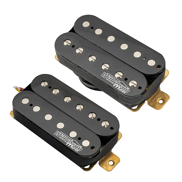 Captador Wilkinson Humbucker High Gain Alnico 5 Preto Braço e Ponte
