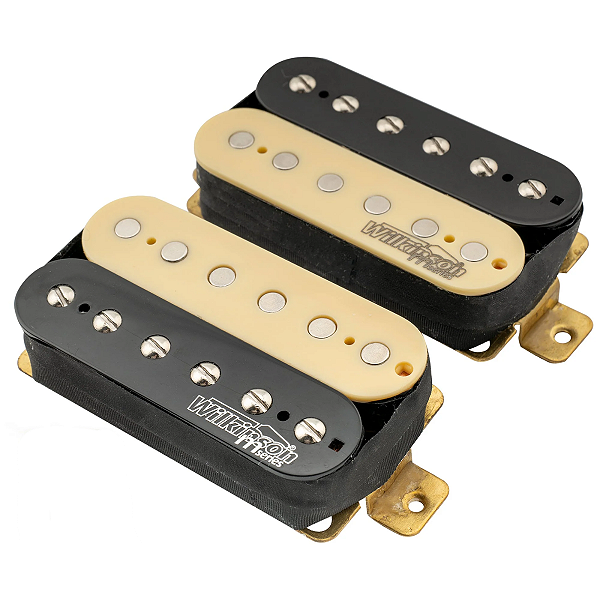 Captador Wilkinson Humbucker High Gain Cerâmico Zebra Braço e Ponte