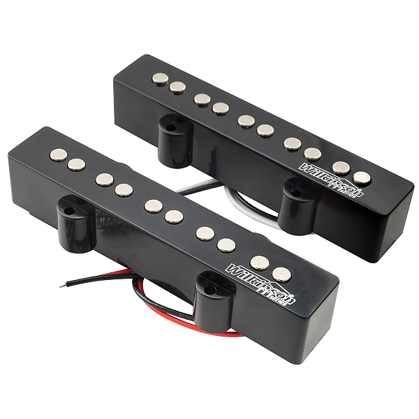 Captador Wilkinson Single Coil Jazz Bass 5 Cordas Cerâmico Braço e Ponte