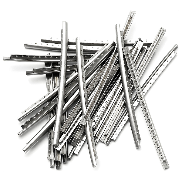 Kit Com 24 Trastes Cortados em Nickel Silver 18% Para Violão, Guitarra e Baixo 60mm