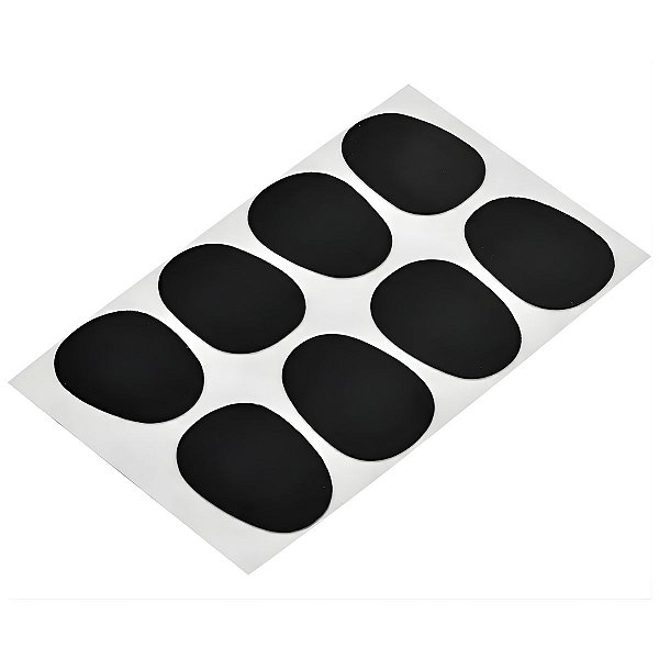 Kit com 08 Protetores Adesivos De Borracha Para Boquilha De Massa