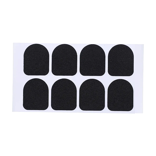 Kit com 08 Protetores Adesivos De Borracha Para Clarinete e Sax Soprano