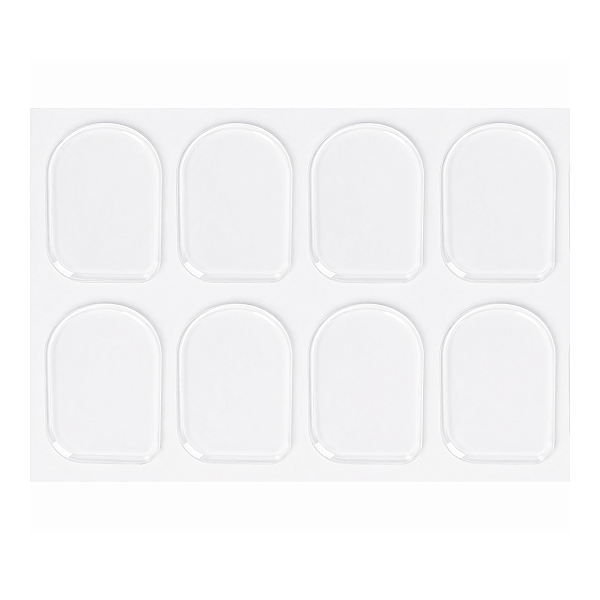 Kit com 08 Protetores Adesivos De Silicone Para Clarinete e Sax Soprano