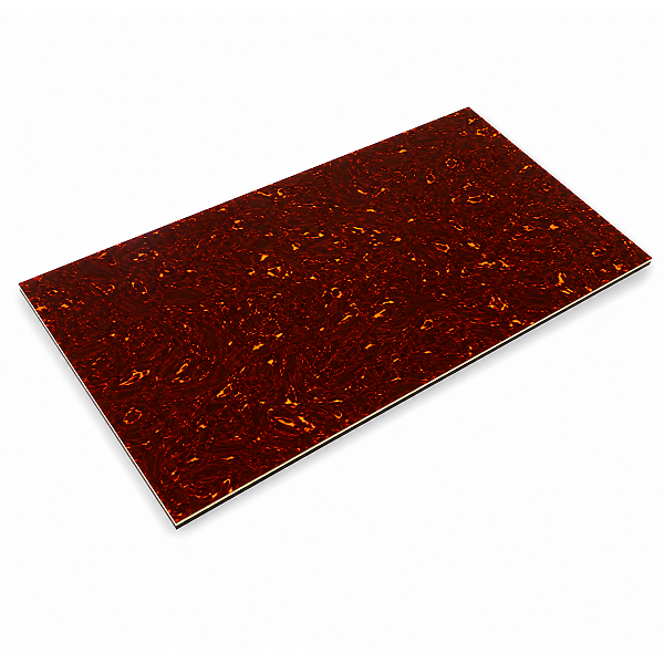 Chapa Placa Brown Tortoise Para Construção De Escudo Guitarra Contra Baixo Luthier
