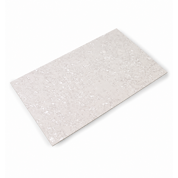 Chapa Placa Branco Perolado Para Construção De Escudo Guitarra Contra Baixo Luthier