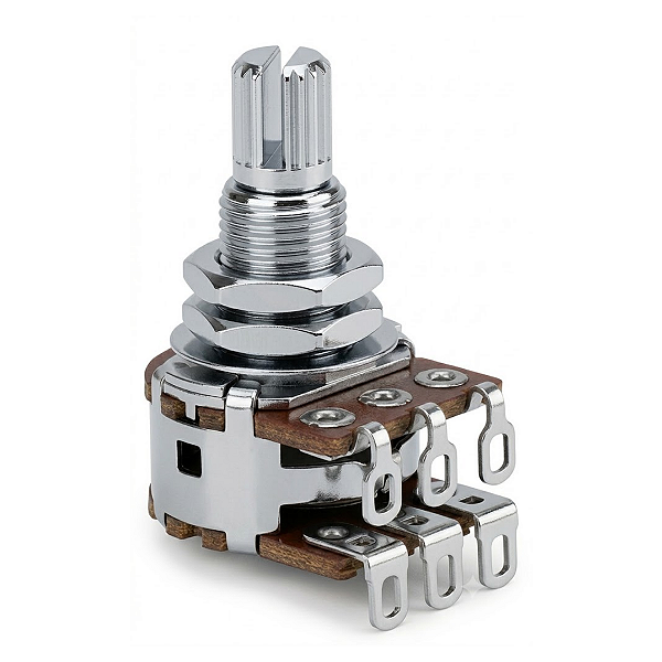 Potenciômetro Duplo Balanço Alpha Para Guitarra E Baixo 25K