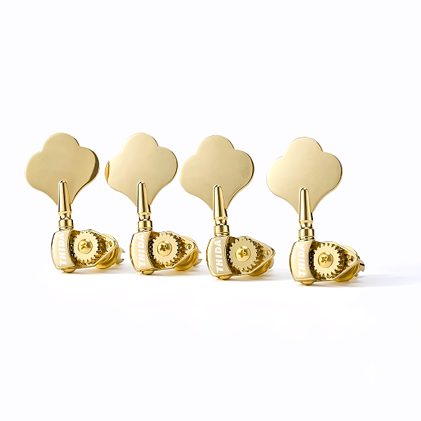 Tarraxas Thida Jazz Bass Vintage Engrenagem Aberta Dourada Para Contra Baixo 4 Cordas 4R
