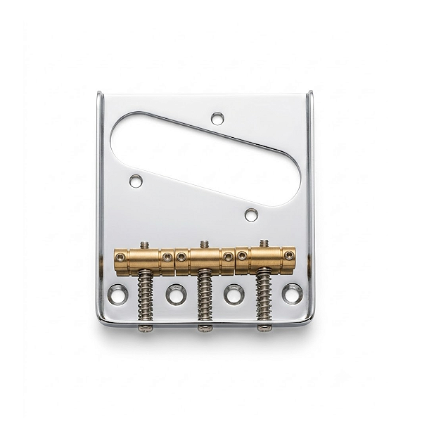 Ponte Thida Para Guitarra Telecaster Com Saddle de Latão Cromada