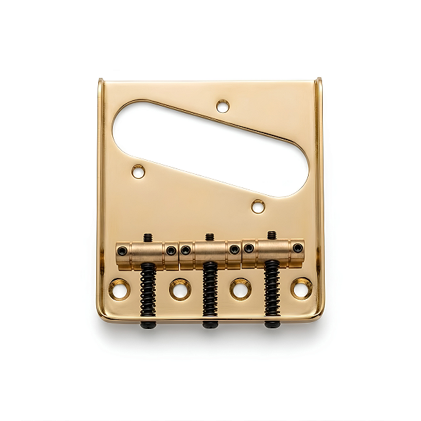 Ponte Thida Para Guitarra Telecaster Com Saddle de Latão Dourada