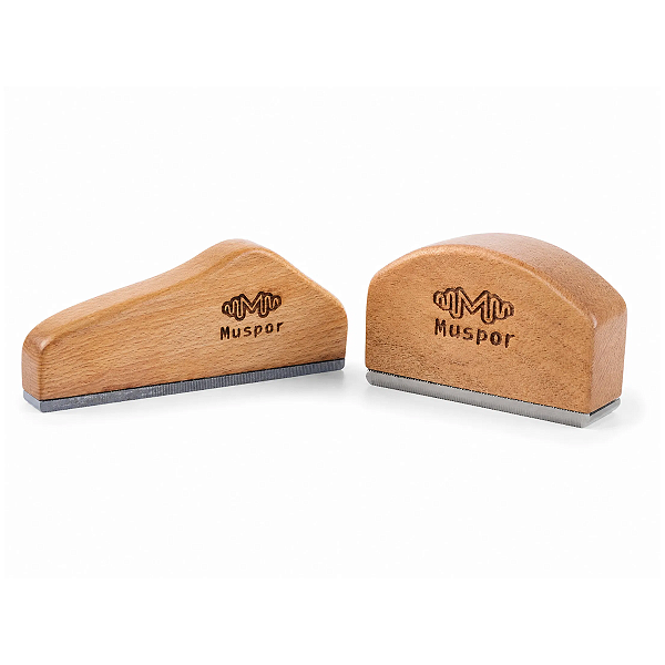 Kit Master Leveling Muspor Com Lima 6" E 3" Para Nivelamento De Trastes Luthier