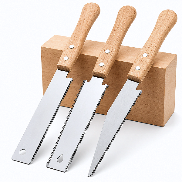 Kit Com 3 Serrotes Estilo Japonês Para Marcenaria Luthieria Artesanato E Modelismo