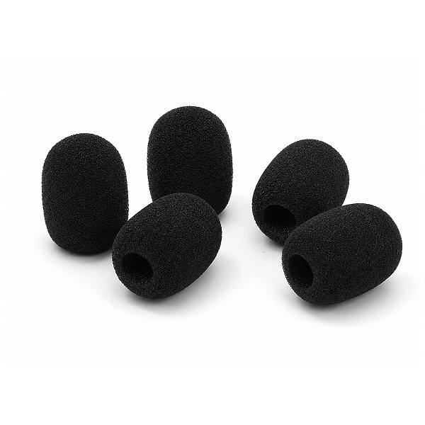 Kit 05 Espumas De Reposição Para Microfone Headset Anti Ruído