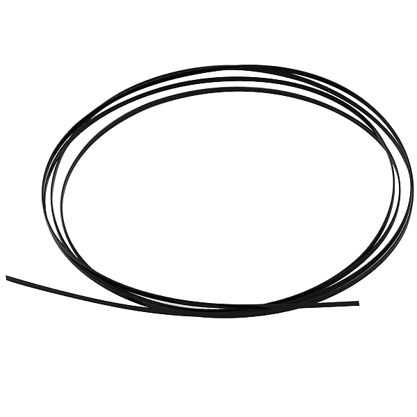 Filete em PVC Preto Binding fino 2mm 1,65 Metros Para Instrumentos de Cordas