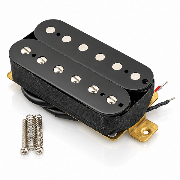 Captador Humbucker Para Guitarra Bridge Alnico V 8.0K Vintage 4 Fios Preto
