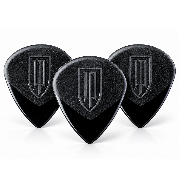 Kit 03 Palhetas Dunlop John Petrucci Jazz III Preta 1,5mm