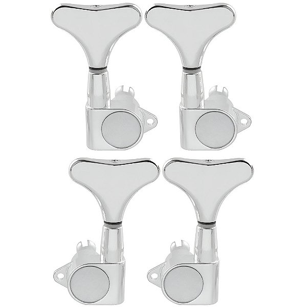 Tarraxas Blindada Cromada Para Contra Baixo 4 Cordas 2x2