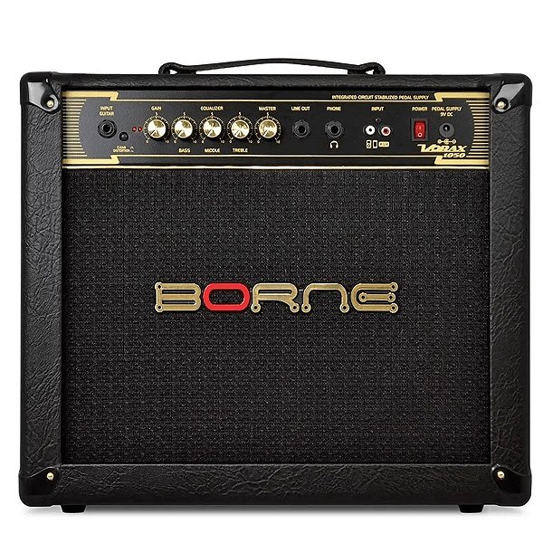 Amplificador Para Guitarra Borne Vorax 1050 Preto 50w