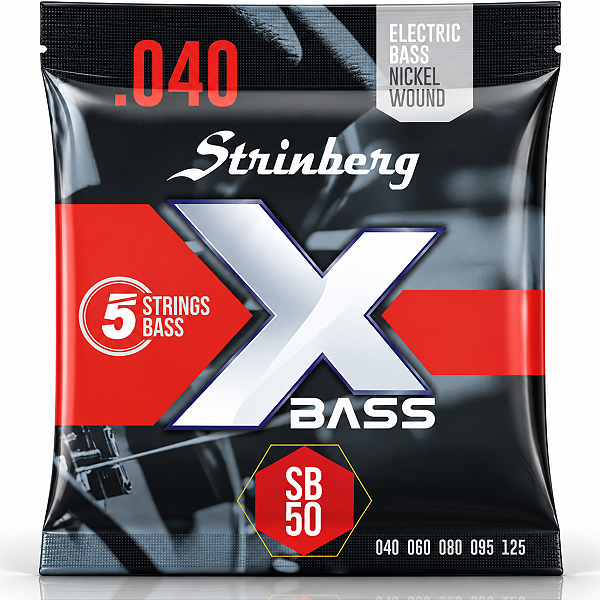 Encordoamento Para Contra Baixo 5 Cordas 040 Strinberg SB50