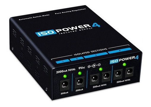 Fonte Isolada Para 6 Pedais 9v 2000ma Isopower 4 Landscape