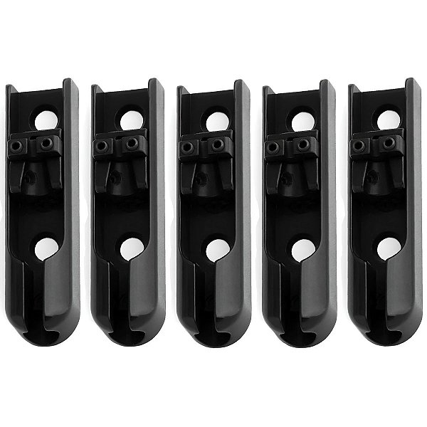 Ponte Monorail Individual Saddle Para Contra Baixo 5 Cordas Preta