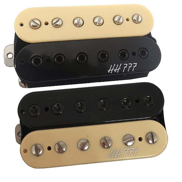 Set De Captadores Humbucker HH777 Malagoli Zebra