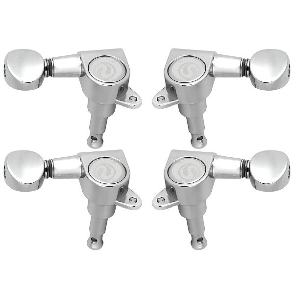 Tarraxas Blindada Cromada Para Ukulele Custom Sound CMH-104
