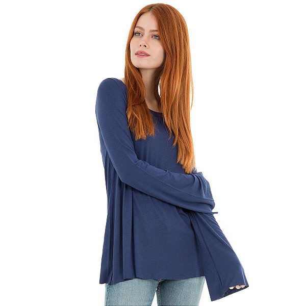 Camiseta Manga Sino • Marinho