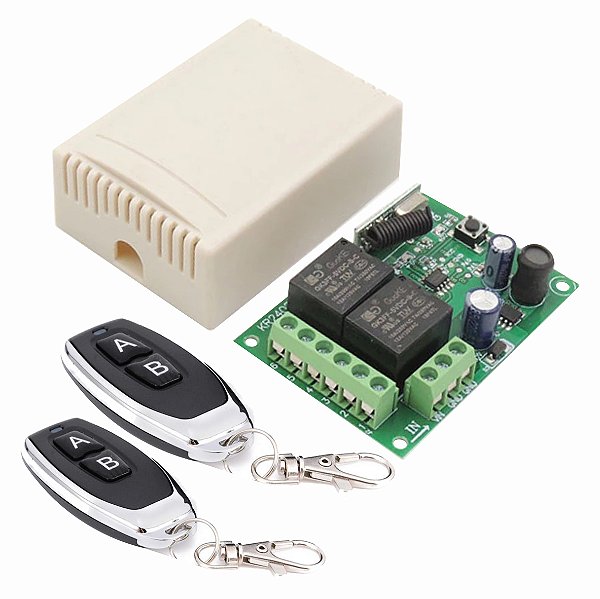 Remoto 2 Canais 06-30V - 10A 2CT - MR2C530