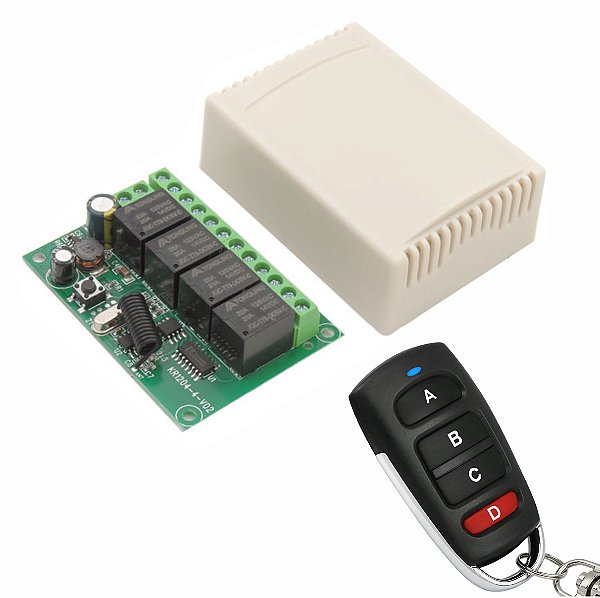 Remoto 4 Canais 06-30V - 10A 1CT - MR4C530