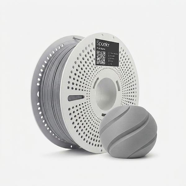 Filamento PLA Matte Cinza Concreto 1kg 1,75mm - Spooler