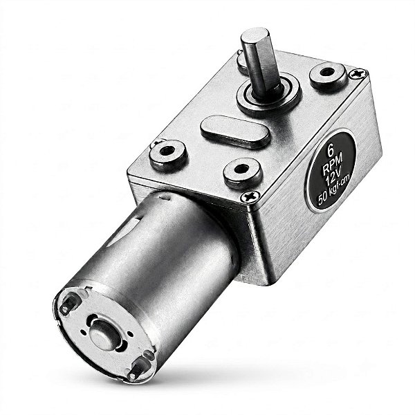 Motoredutor 12V DC 6 RPM - MJ006