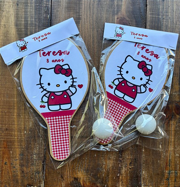 Kit Raquetes de Ping Pong, Hello Kitty