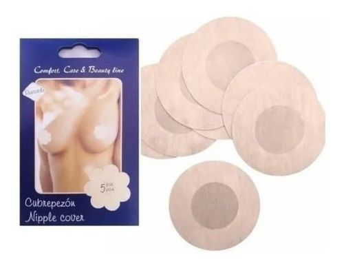 Adesivo Tapa Mamilos Bico Seio Aureola Protetor 5 Pares