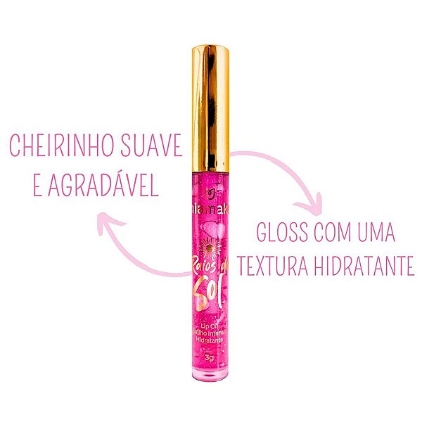 Lip Oil Raios de Sol Mia Make